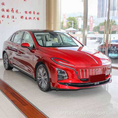 سيارات الدفع الرباعي 600 كيلومتر للبيع الساخن EQM5 سيدان Hongqi E-HS9 7 مقعد سيارة EV جديدة